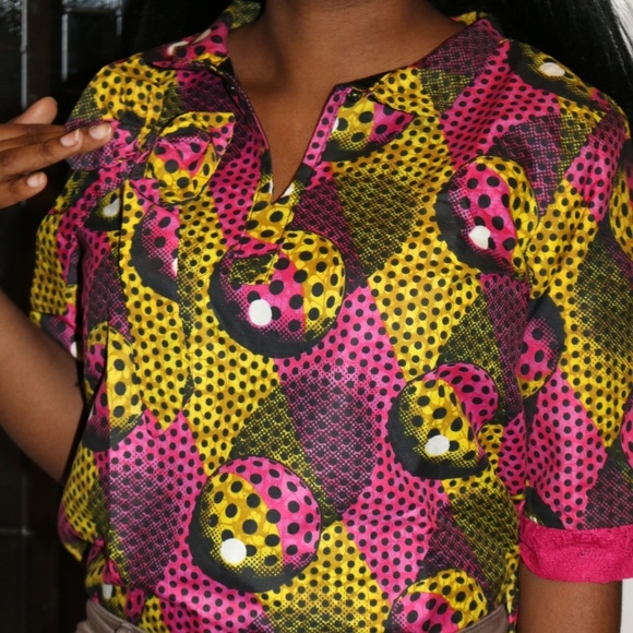 Ankara Blouse - Picture 1 of 5